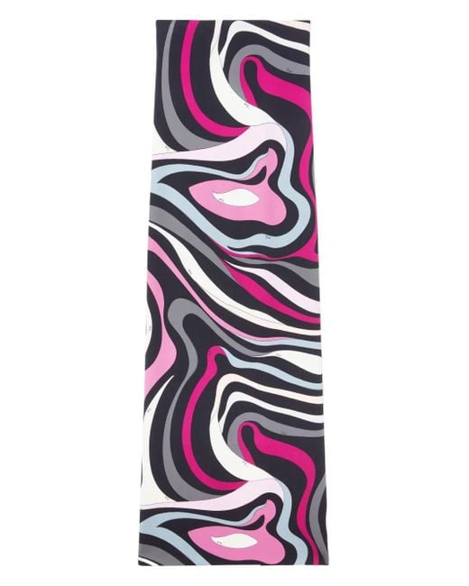 Emilio Pucci White 'Marmo Mexico' Skirt