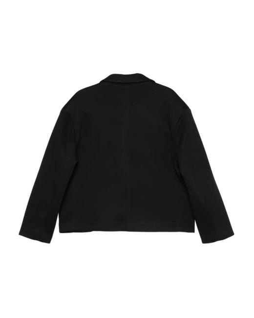 ..,merci Black Single-Button Blazer
