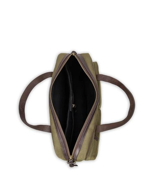 Polo Ralph Lauren Brown Zip-Pockets Messenger Bag for men