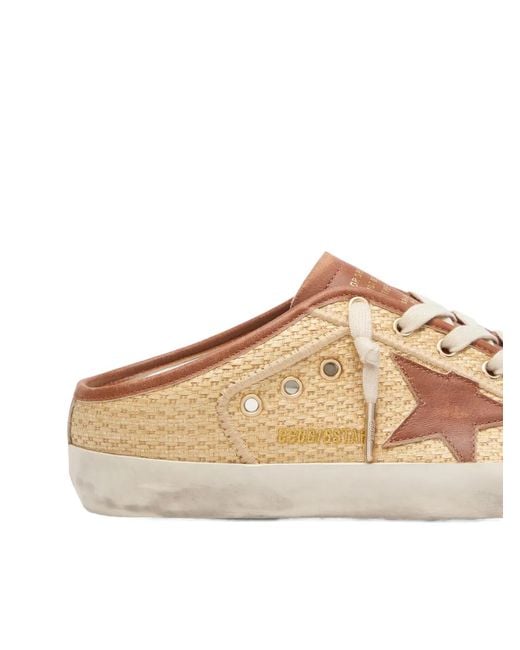 Golden Goose Deluxe Brand Natural Super-Star Sabots