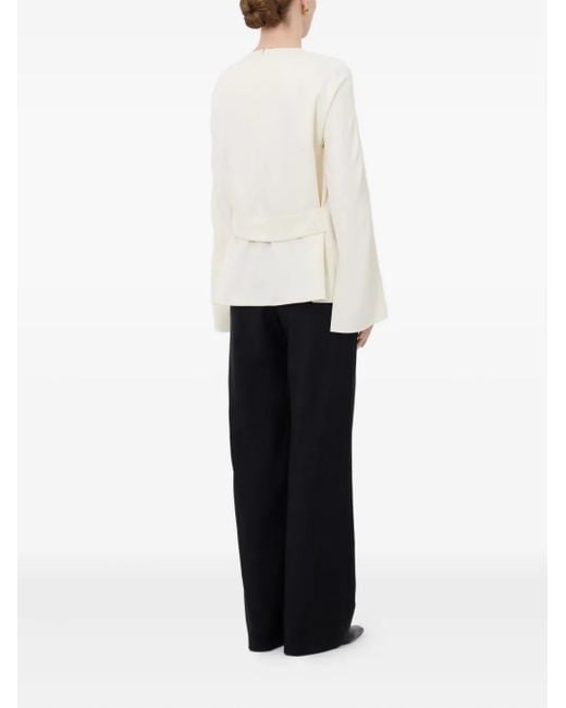 Loulou de Saison Aiza ブラウス White