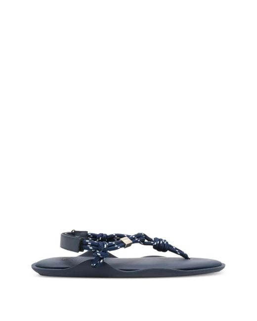 FLOWZE Blue Fl Ò Knotted Rope-Strap Sandals