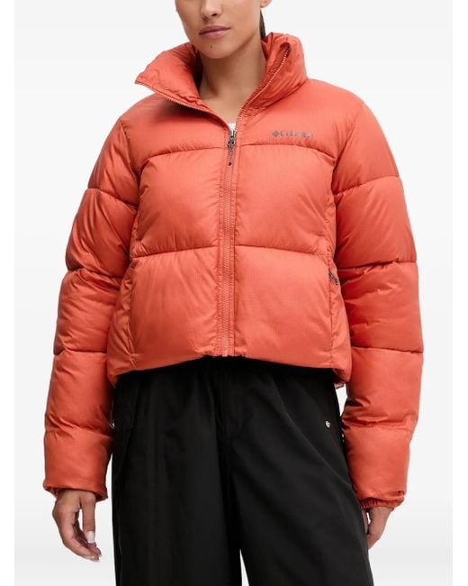 Columbia Red Puffect Ii Zip Puffer Jacket