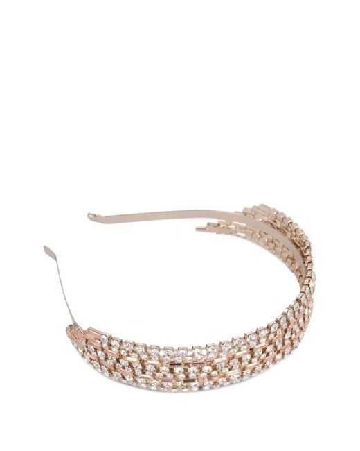 Rosantica Pink Crystal-Embellished Headband