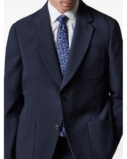 Paul Smith Blue Single-Breasted Blazer for men