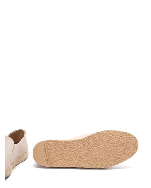 Brunello Cucinelli Pink Suede Espadrilles for men