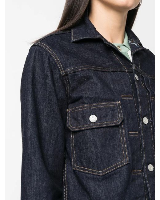 Levi's Blue Logo-Buttons Denim Jacket