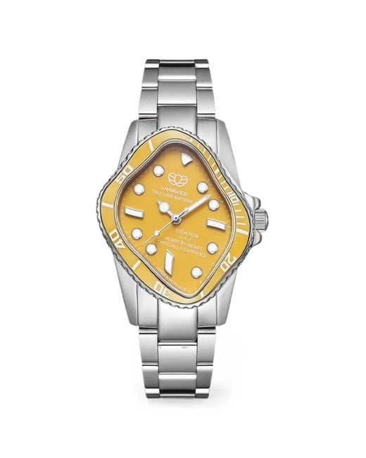 LAARVEE Metallic Crushed 37Mm Watch