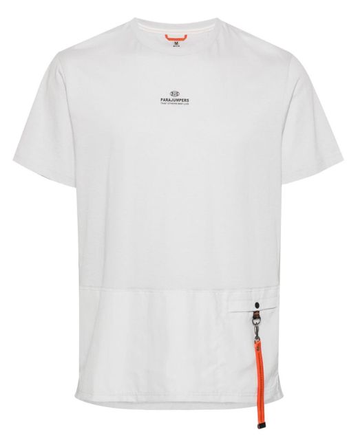 Parajumpers Clint T-Shirt mit Einsätzen in White für Herren