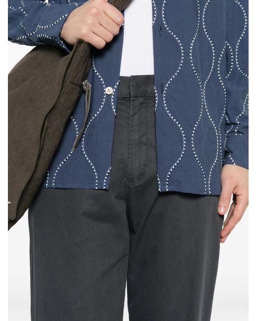 Samsøe & Samsøe Gray Elasticated-Waist Trousers for men