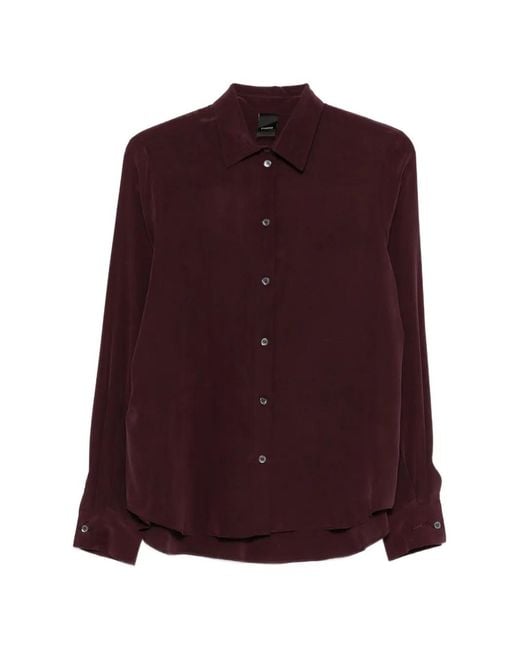 Pinko Purple Crackers Buttoned Shirt