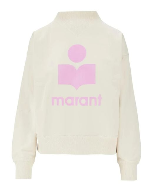 Isabel Marant White Moby Cotton Sweatshirt