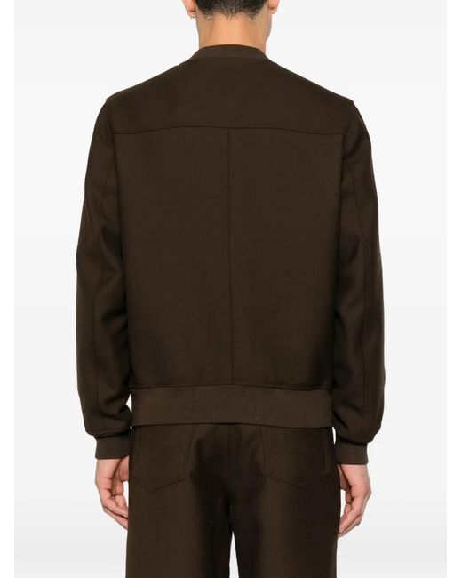 Sandro Brown Zip-Fastening Long-Sleeve Jacket for men