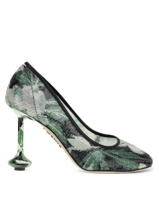 Loewe Green Toy Pumps