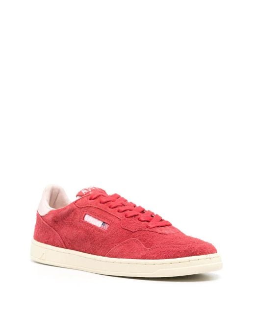 Autry Pink Flat Low Shoes for men