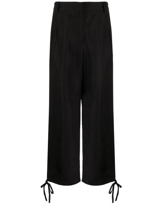 MSGM Cropped Broek in het Black