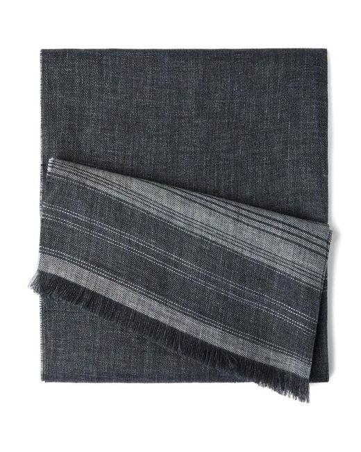Sciarpa di Brunello Cucinelli in Gray da Uomo