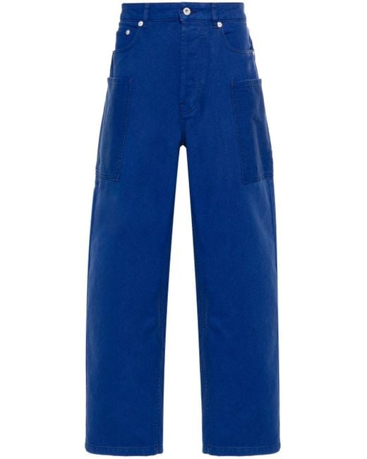 KENZO Elephant Flag Cargo-Jeans in Blue für Herren