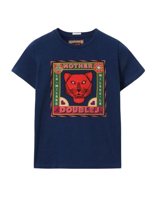 X Mother T-Shirt The Sinful LaDoubleJ en coloris Blue