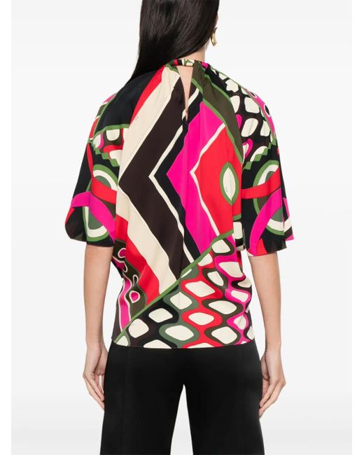 Emilio Pucci Red 'Vivara' Top
