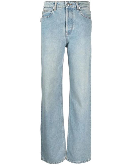 Zadig & Voltaire Blue Straight-Leg Jeans