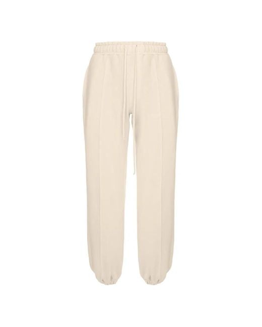 Hamza White Pantalon Alladin À Lien De Resserrage