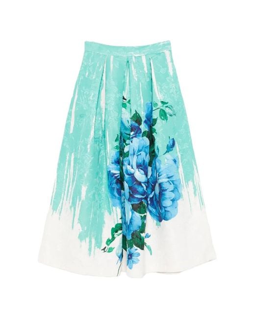 Lunatica Milano Blue Luna T Midi Skirt