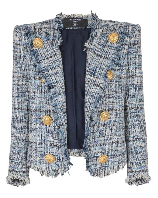 Balmain Blue Side To Side' Jacket