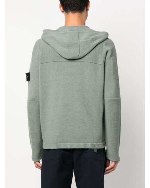 Stone island shop knitted hoodie