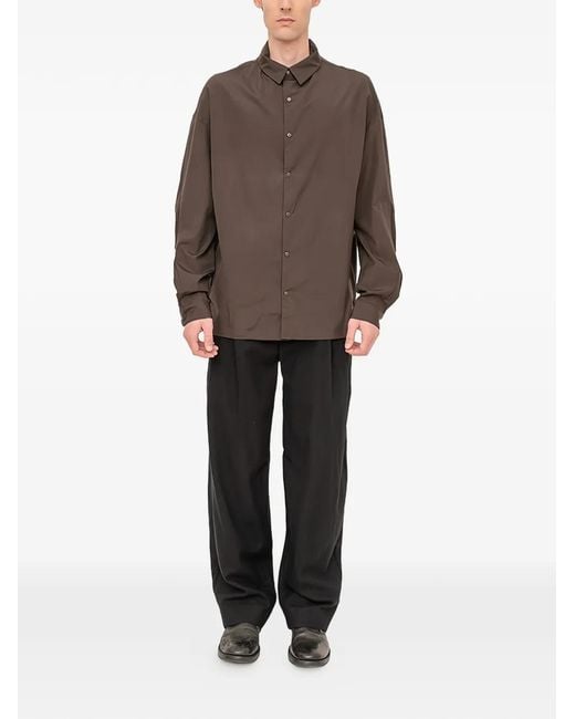 DEVOA Brown Buttoned Shirt for men