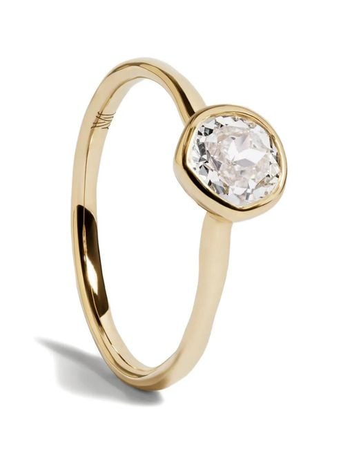Monica Vinader White Mv Siren Solitaire Diamond Ring