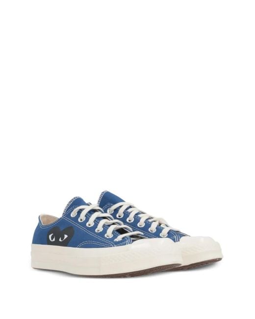 COMME DES GARÇONS PLAY Blue X Converse Chuck 70 Ox "Cdg Play" Sneakers