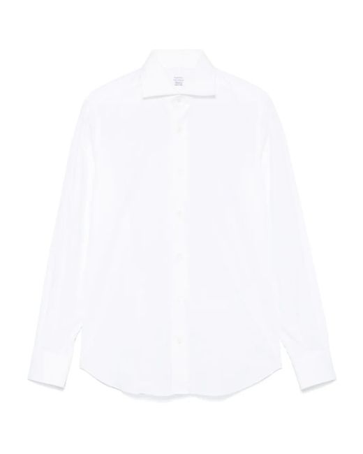 メンズ Mazzarelli コットン シャツ White