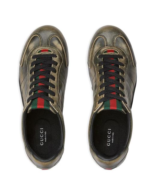 Gucci Gray Shift Damensneaker, Größe