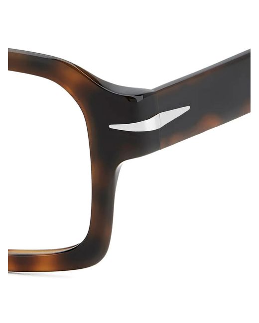 David Beckham Black Square-Frame Glasses