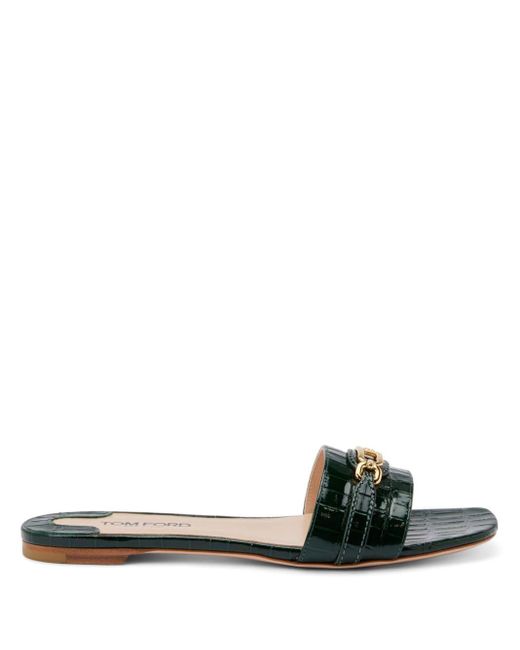 Tom Ford Black Whitney Slides