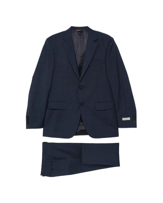 Canali Blue Two-Piece Suit for men