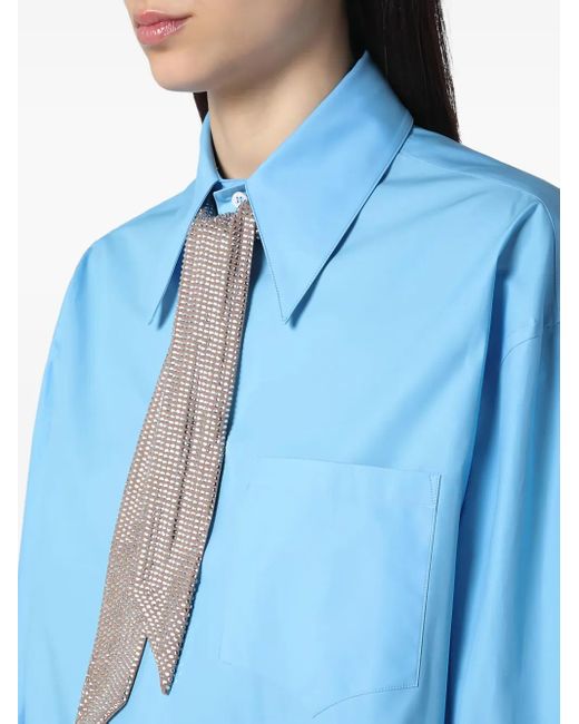 Chemise En Coton GIUSEPPE DI MORABITO en coloris Blue