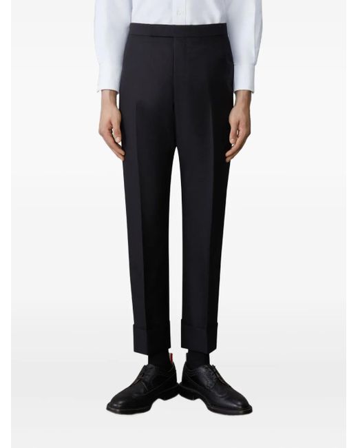 Thom Browne Blue Mohair Classic Tuxedo And Bow Tie for men