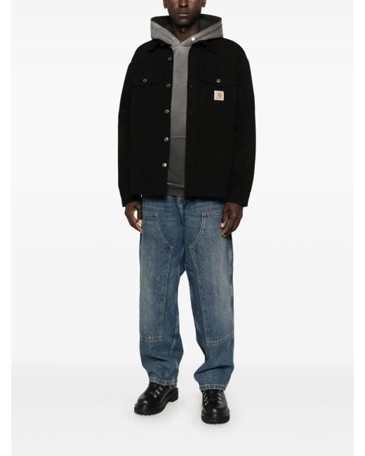 Carhartt Black Pocketed Buttoned Shirt for men
