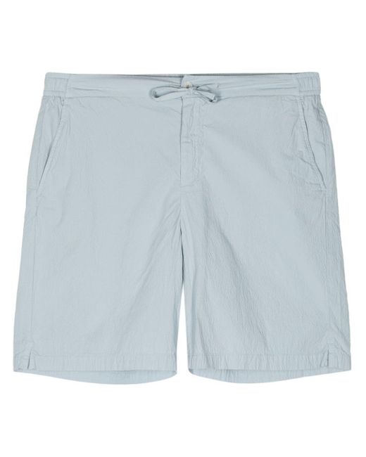 Frescobol Carioca Sergio Cotton-blend Shorts in het Blue voor heren