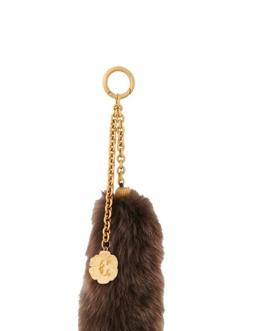 Chloé White Treasure Tails Keyring