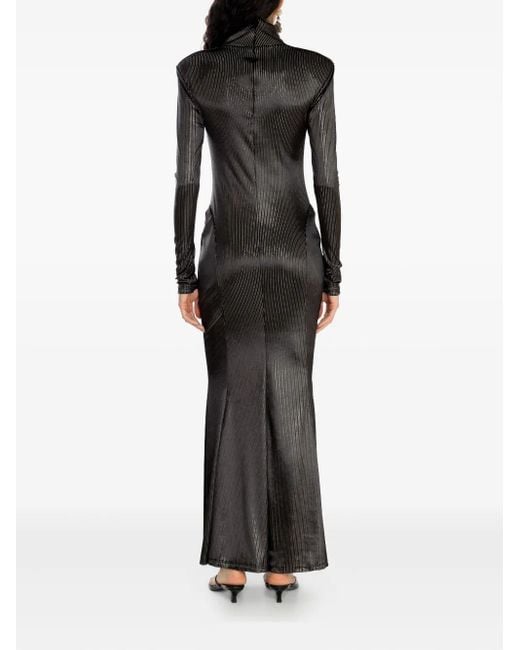 X Astrid Robe Longue À Rayures Amir Slama en coloris Black