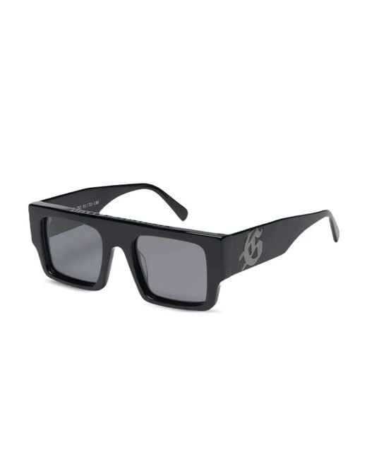 Godspeed Black Logo Square-Frame Sunglasses for men