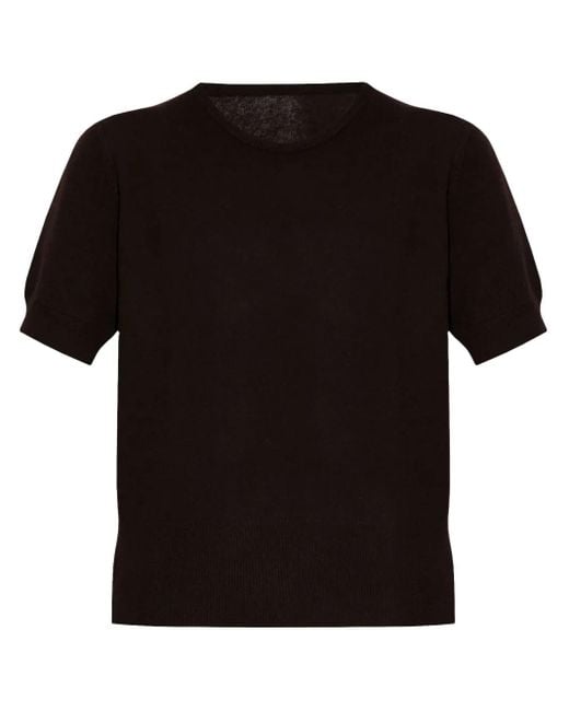 Maison Margiela Black Virgin Wool T-Shirt
