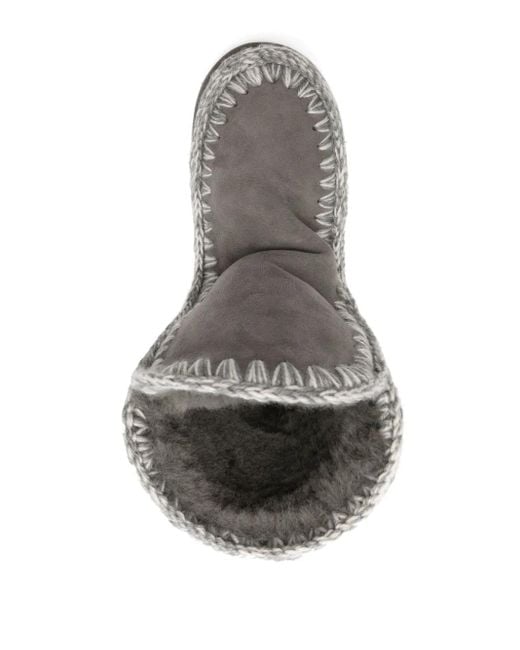 Mou Gray Winter Boots