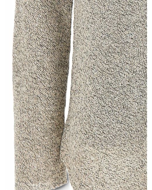 Kangra Gray Cardigan Asymétrique À Sequins