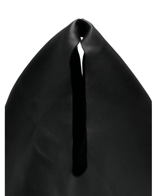 The Row Black Small Bindle Tote Bag