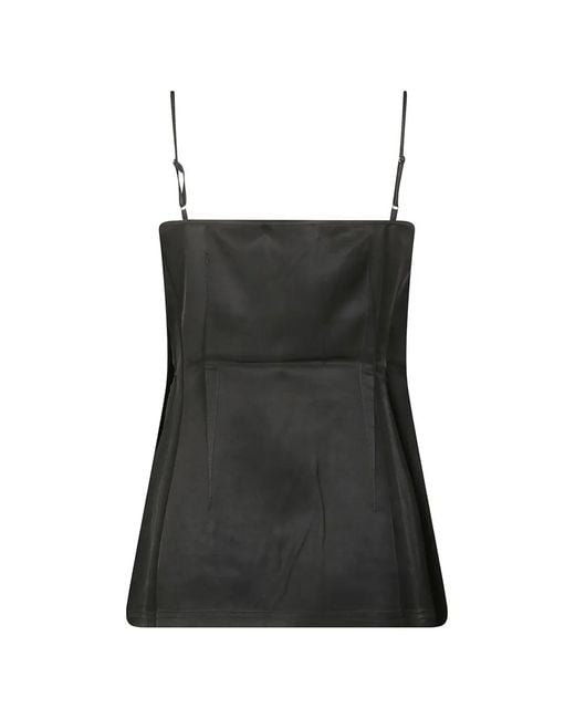 IRO Black Square-Neck Blouse