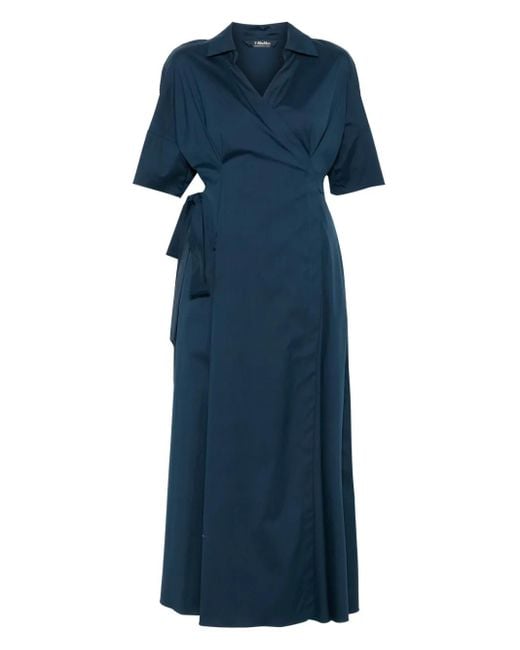 Max Mara 'S 'Sarah' Dress in Blue | Lyst